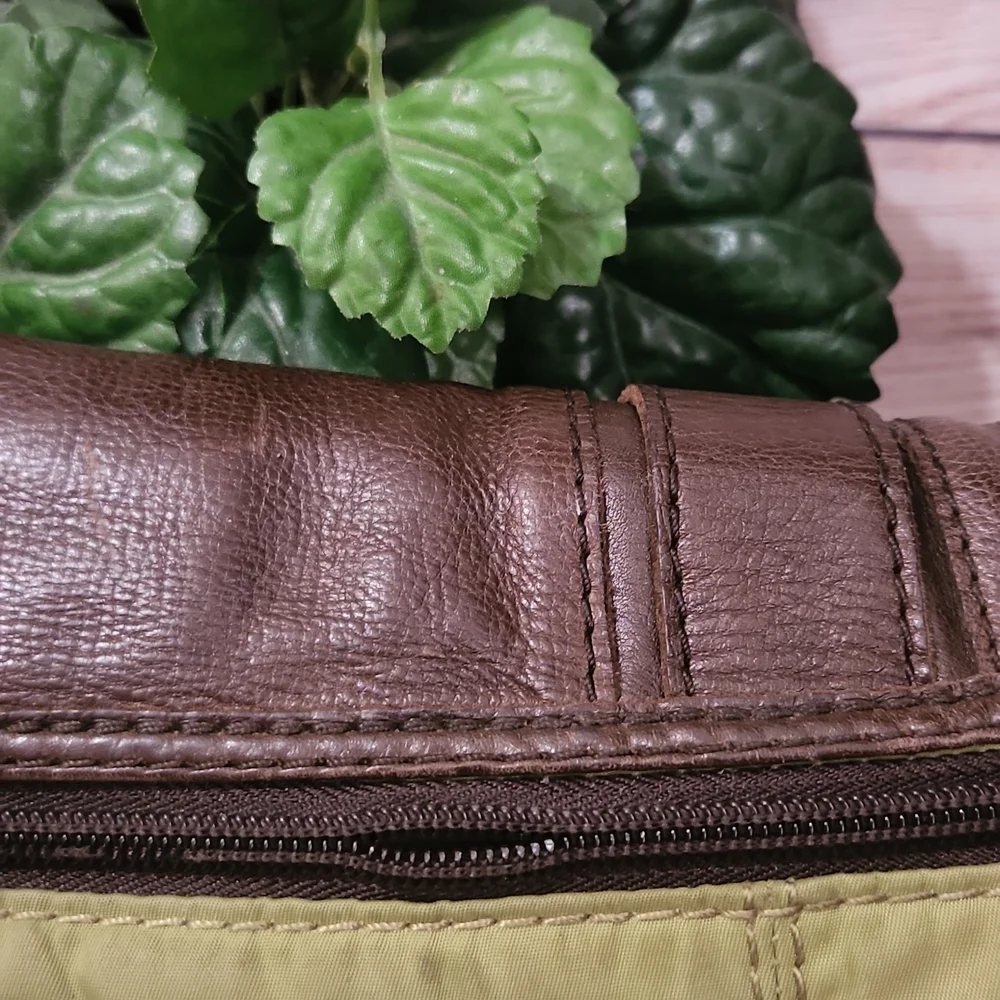 Fossil Leather/Nylon Messenger Bag - Picture 17 of 17